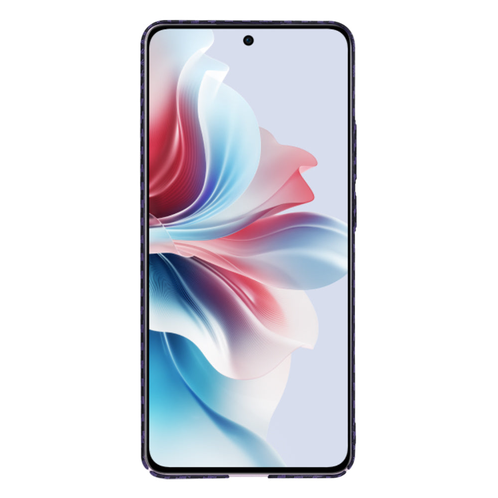 Ovitek za Oppo Reno11 F, Techsuit, Carbonite FiberShell, Vijoličen