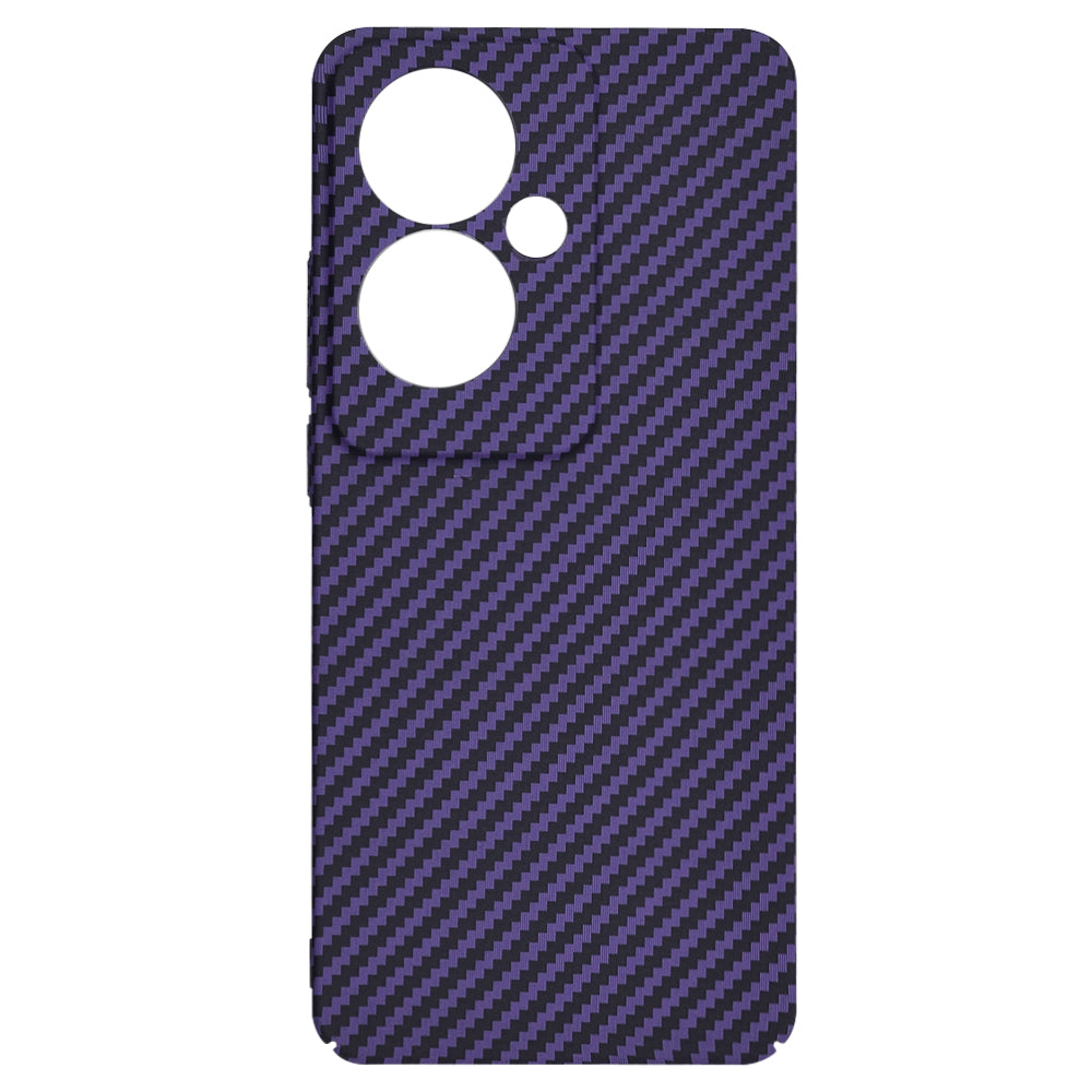 Ovitek za Oppo Reno11 F, Techsuit, Carbonite FiberShell, Vijoličen