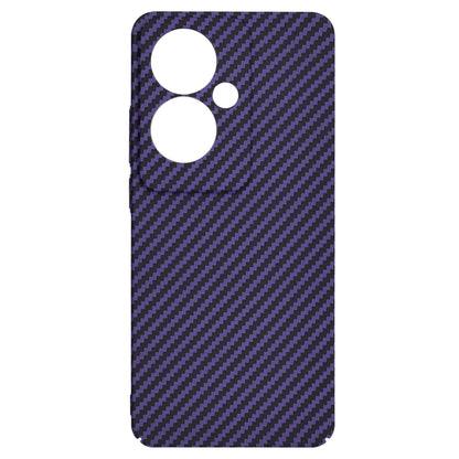 Ovitek za Oppo Reno11 F, Techsuit, Carbonite FiberShell, Vijoličen
