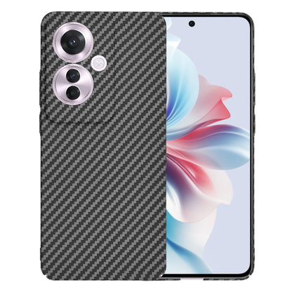 Ovitek za Oppo Reno11 F, Techsuit, Carbonite FiberShell, Črn