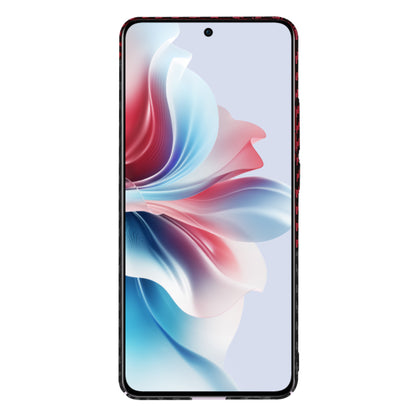 Ovitek za Oppo Reno11 F, Techsuit, Carbonite FiberShell, Črno Rdeč