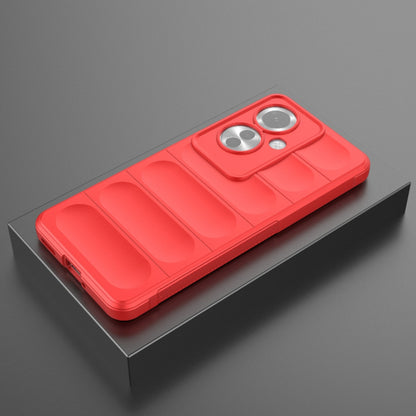 Ovitek za Oppo Reno11 F, Techsuit, Magic Shield, rdeč