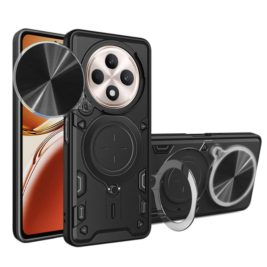 Ovitek za Oppo Reno12 FS 5G / Reno12 FS 4G / Reno12 F 4G / Reno12 F, Techsuit, CamGuard Pro, Črn