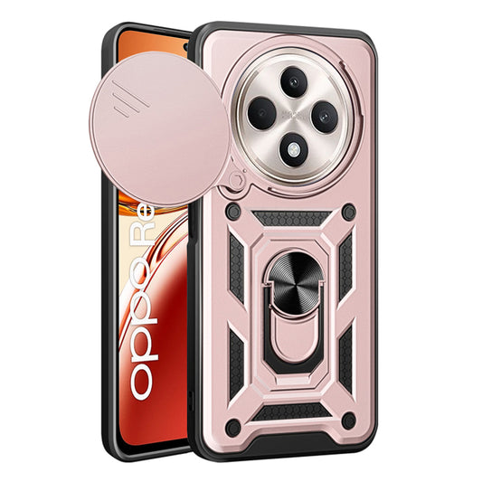 Ovitek za Oppo Reno12 FS 5G / Reno12 FS 4G / Reno12 F 4G / Reno12 F, Techsuit, CamShield, roza