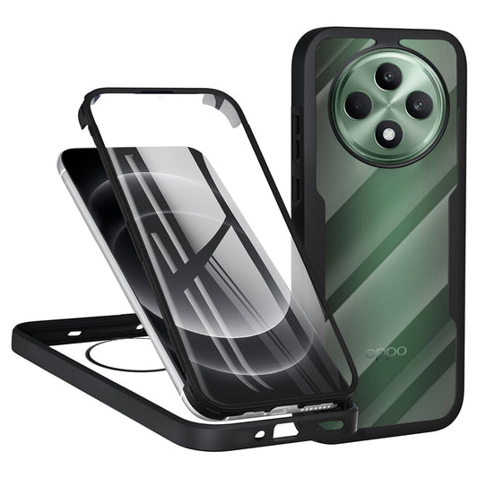 Ovitek za Oppo Reno12 FS 5G / Reno12 FS 4G / Reno12 F 4G / Reno12 F, Techsuit, ColorVerse 360, Črn