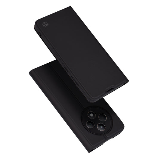 Ovitek za Oppo Reno12 FS 5G / Reno12 FS 4G / Reno12 F 4G / Reno12 F, Techsuit, Magskin Book, Črn