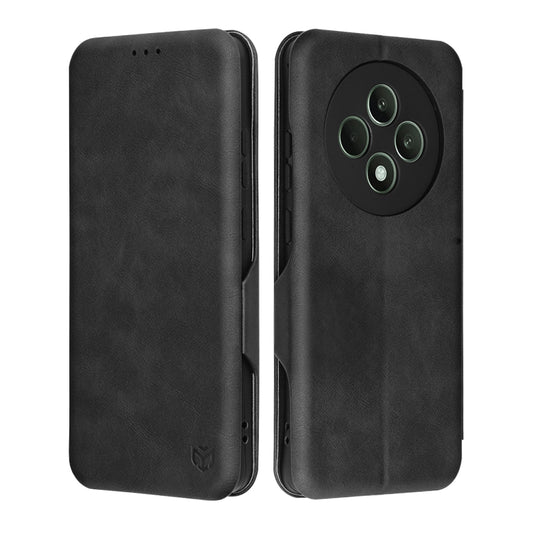 Ovitek za Oppo Reno12 FS 5G / Reno12 FS 4G / Reno12 F 4G / Reno12 F, Techsuit, Safe Wallet Plus, Črn