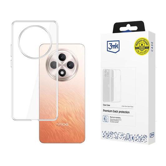 Ovitek za Oppo Reno12 FS 5G / Reno12 FS 4G / Reno12 F 4G / Reno12 F, 3MK, Jasno, Prosojno