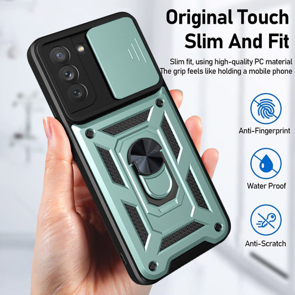 Ovitek za Oppo Reno12 Pro, Techsuit, CamShield, Črn