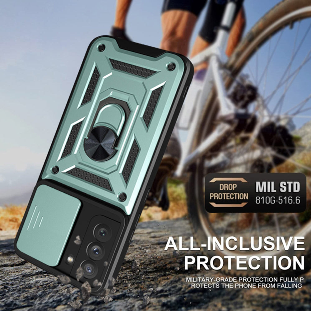 Ovitek za Oppo Reno12 Pro, Techsuit, CamShield, Črn