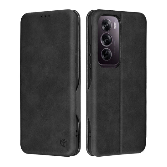 Ovitek za Oppo Reno12 Pro, Techsuit, Safe Wallet Plus, Črn