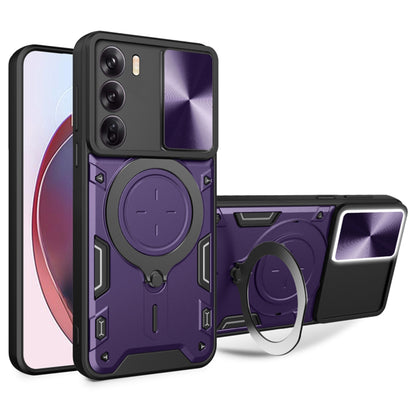 Ovitek za Oppo Reno12, Techsuit, CamGuard Pro, vijoličen