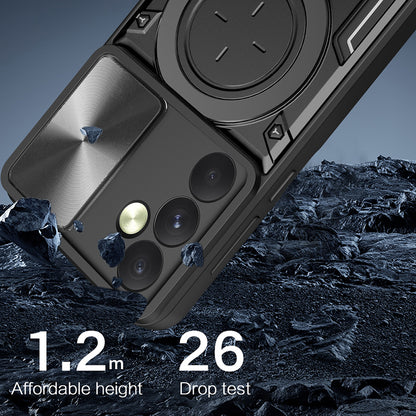 Ovitek za Oppo Reno12, Techsuit, CamGuard Pro, vijoličen
