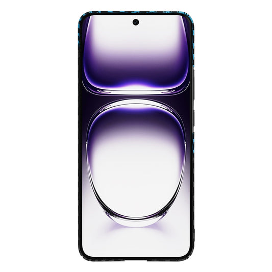 Ovitek za Oppo Reno12, Techsuit, Carbonite FiberShell, Črno modra