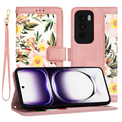 Ovitek za Oppo Reno12, Techsuit, FlipCraft, roza
