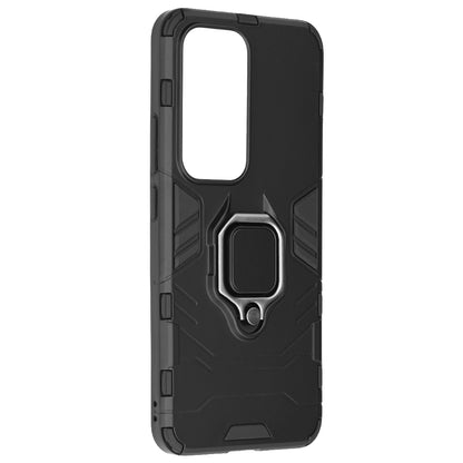 Ovitek za Oppo Reno12, Techsuit, Shield, Črn