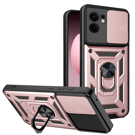 Ovitek za Oppo Reno13 FS 5G / Reno13 F 4G / Reno13 F, Techsuit, CamShield, roza