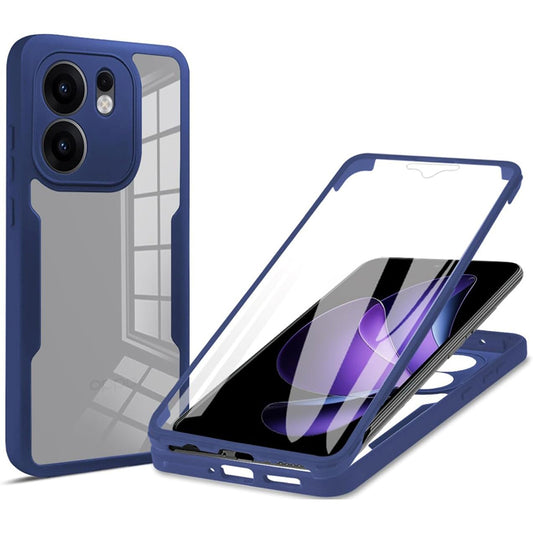 Ovitek za Oppo Reno13 FS 5G / Reno13 F 4G / Reno13 F, Techsuit, ColorVerse 360, modra