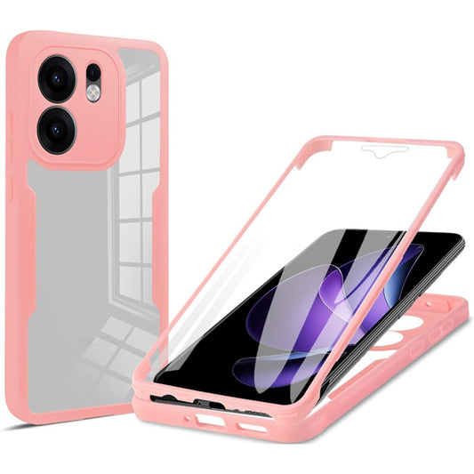 Ovitek za Oppo Reno13 FS 5G / Reno13 F 4G / Reno13 F, Techsuit, ColorVerse 360, roza
