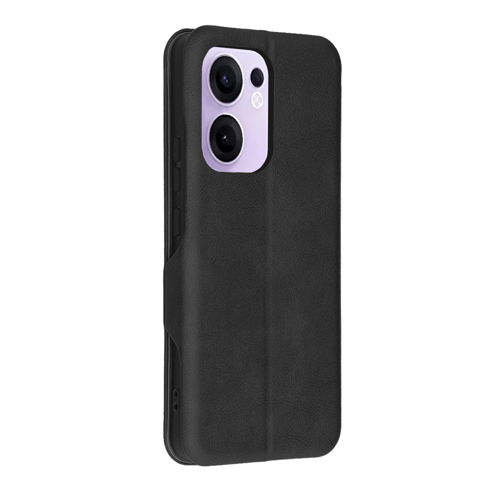 Ovitek za Oppo Reno13 FS 5G / Reno13 F 4G / Reno13 F, Techsuit, Safe Wallet Plus, Črn