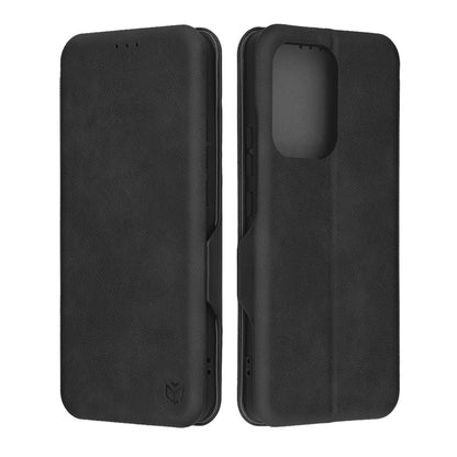 Ovitek za Oppo Reno13 FS 5G / Reno13 F 4G / Reno13 F, Techsuit, Safe Wallet Plus, Črn