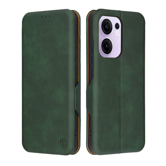 Ovitek za Oppo Reno13 FS 5G / Reno13 F 4G / Reno13 F, Techsuit, Safe Wallet Plus, Zelen