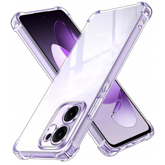 Ovitek za Oppo Reno13 FS 5G / Reno13 F 4G / Reno13 F, Techsuit, odporen na udarce, prozoren