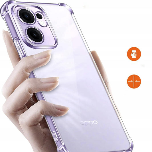 Ovitek za Oppo Reno13 FS 5G / Reno13 F 4G / Reno13 F, Techsuit, odporen na udarce, prozoren