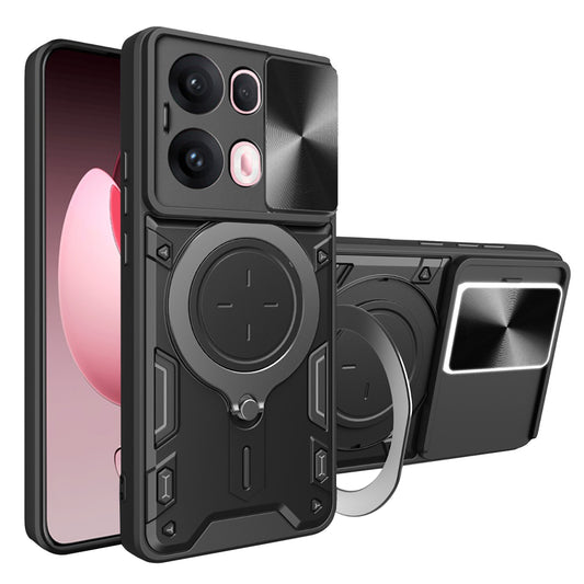Ovitek za Oppo Reno13 Pro, Techsuit, CamGuard Pro, Črn