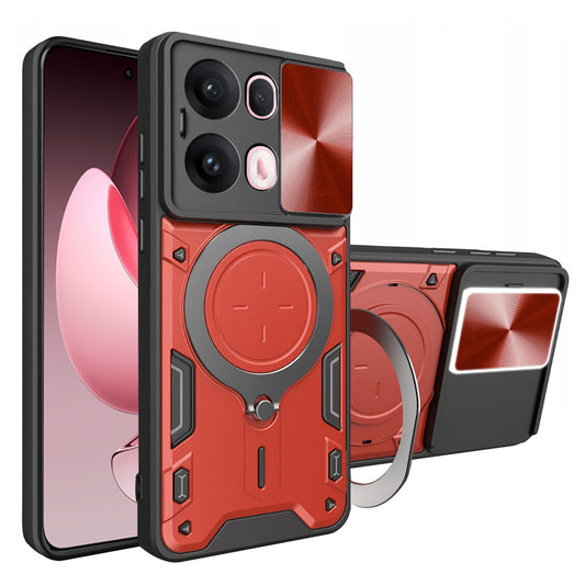 Ovitek za Oppo Reno13 Pro, Techsuit, CamGuard Pro, Rdeč