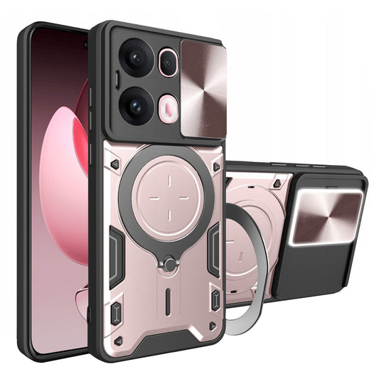 Ovitek za Oppo Reno13 Pro, Techsuit, CamGuard Pro, rožnato zlata