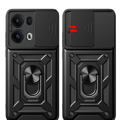 Ovitek za Oppo Reno13 Pro, Techsuit, CamShield, Črn
