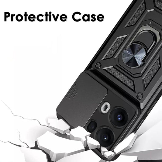 Ovitek za Oppo Reno13 Pro, Techsuit, CamShield, roza