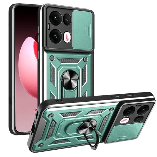 Ovitek za Oppo Reno13 Pro, Techsuit, CamShield, Zelen