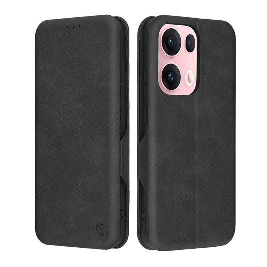 Ovitek za Oppo Reno13 Pro, Techsuit, Safe Wallet Plus, Črn