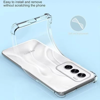 Ovitek za Oppo Reno13 Pro, Techsuit, odporen na udarce, prozoren