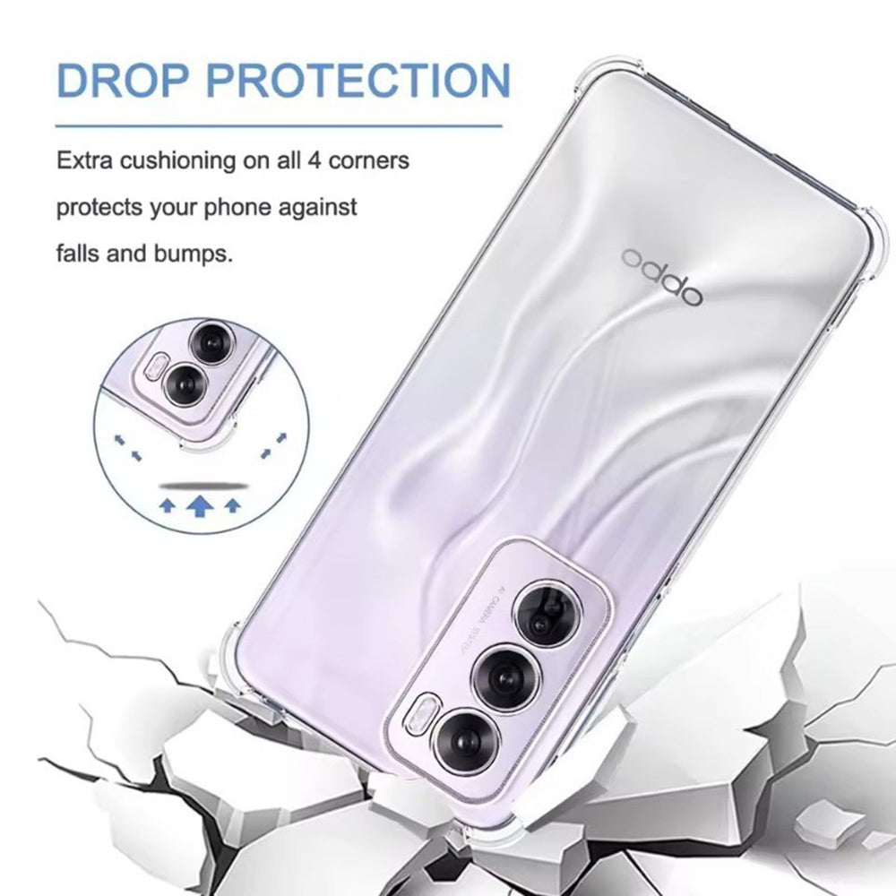 Ovitek za Oppo Reno13 Pro, Techsuit, odporen na udarce, prozoren