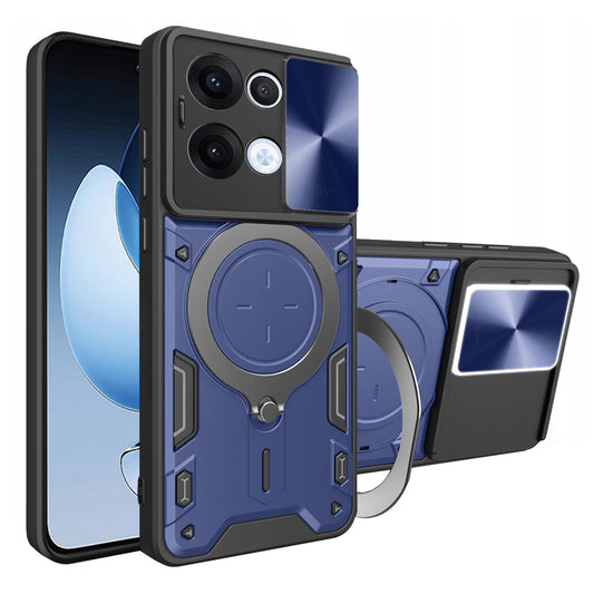 Ovitek za Oppo Reno13, Techsuit, CamGuard Pro, modra