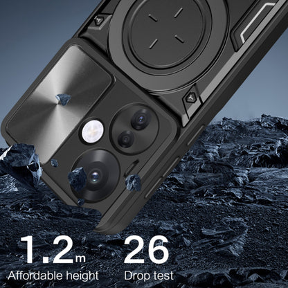 Ovitek za Oppo Reno13, Techsuit, CamGuard Pro, Rdeča