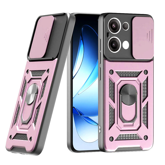 Ovitek za Oppo Reno13, Techsuit, CamShield, roza
