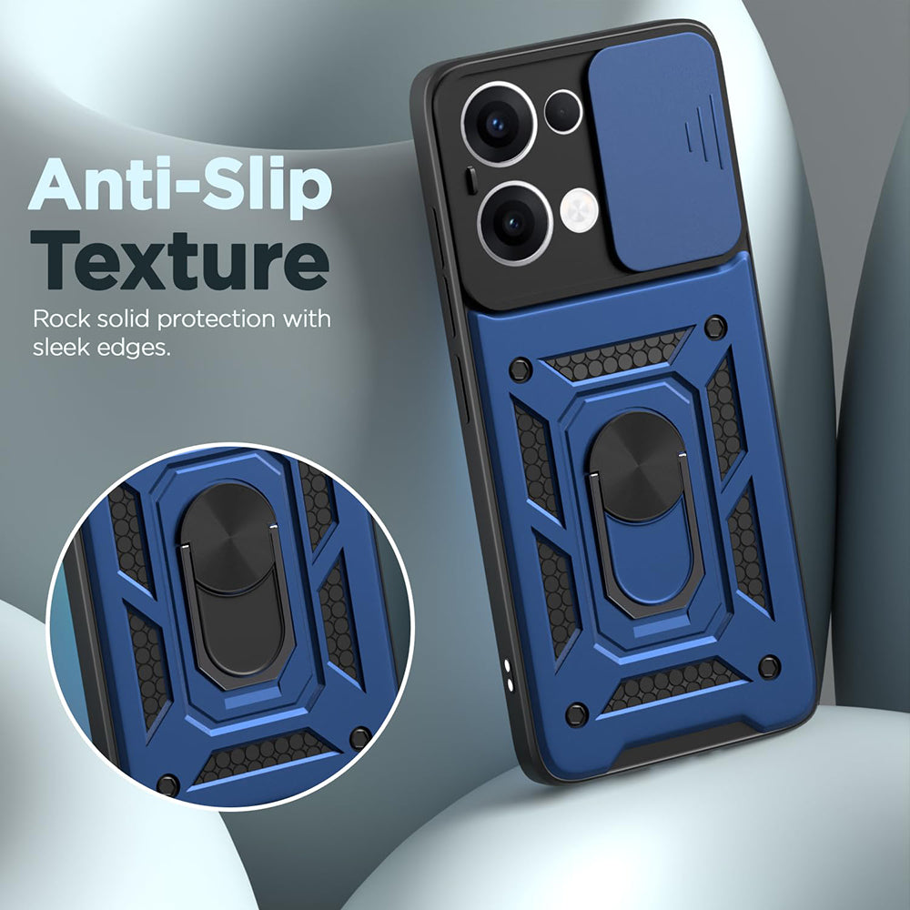 Ovitek za Oppo Reno13, Techsuit, CamShield, roza