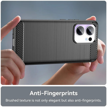 Ovitek za Oppo Reno13, Techsuit, ogljik, črn