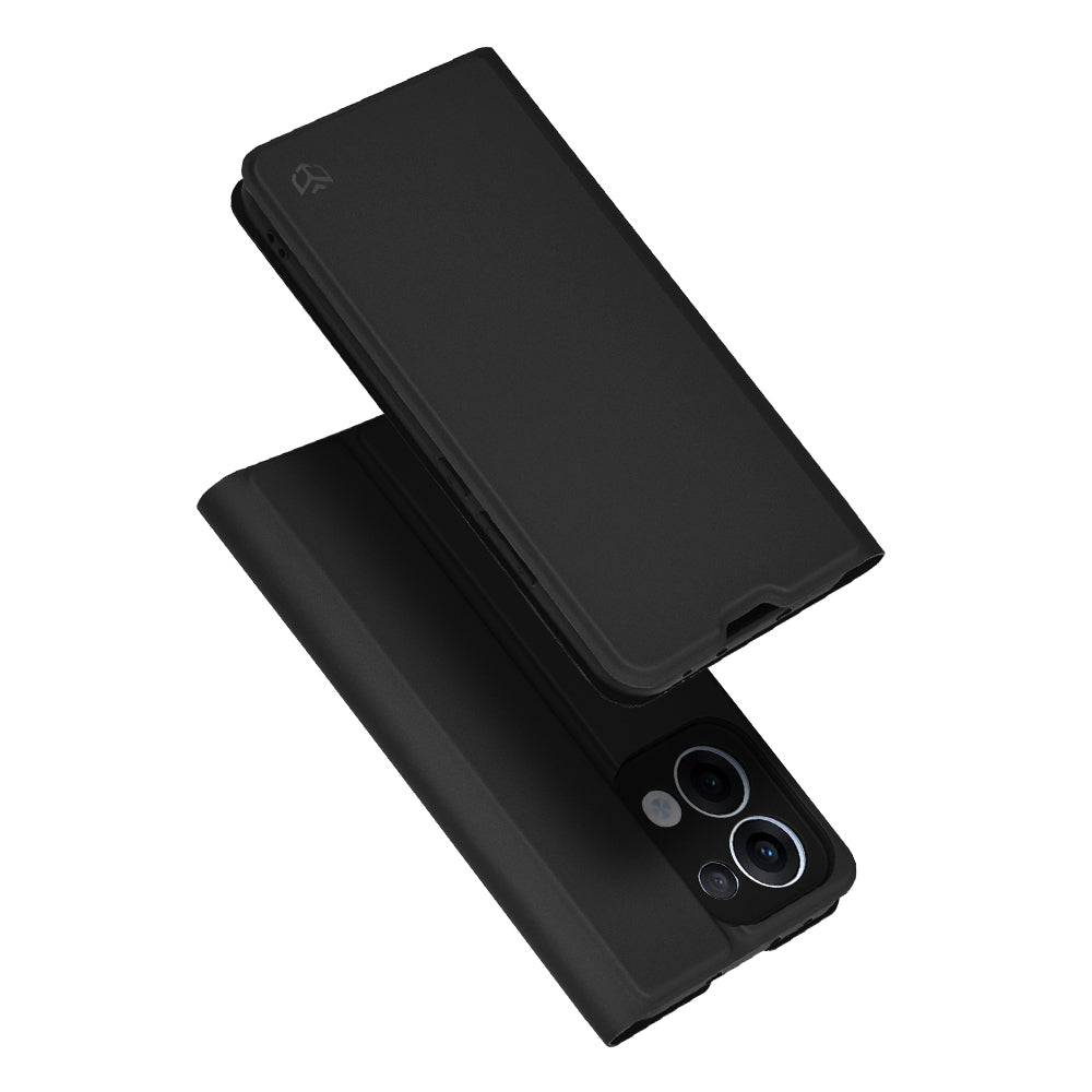 Ovitek za Oppo Reno13, Techsuit, Magskin Book, Črn