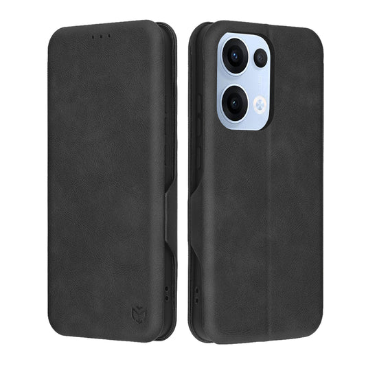 Ovitek za Oppo Reno13, Techsuit, Safe Wallet Plus, Črn