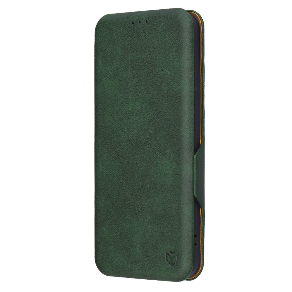 Ovitek za Oppo Reno13, Techsuit, Safe Wallet Plus, Zelen