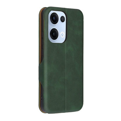 Ovitek za Oppo Reno13, Techsuit, Safe Wallet Plus, Zelen