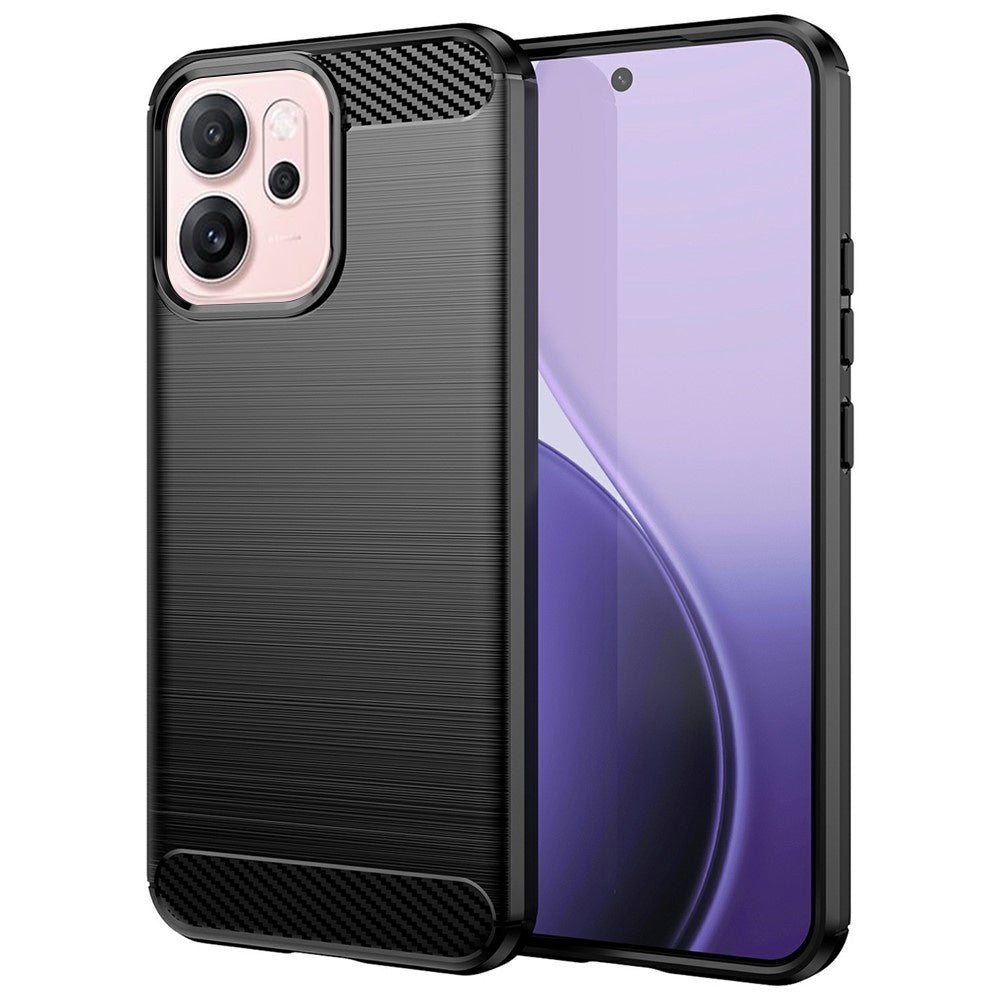 Ovitek za Oppo Reno14 F, Techsuit, Karbon, Črn
