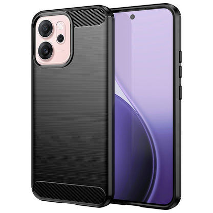 Ovitek za Oppo Reno14 F, Techsuit, Karbon, Črn