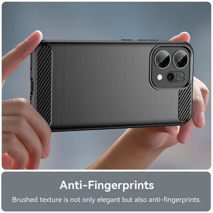 Ovitek za Oppo Reno14 F, Techsuit, Karbon, Črn