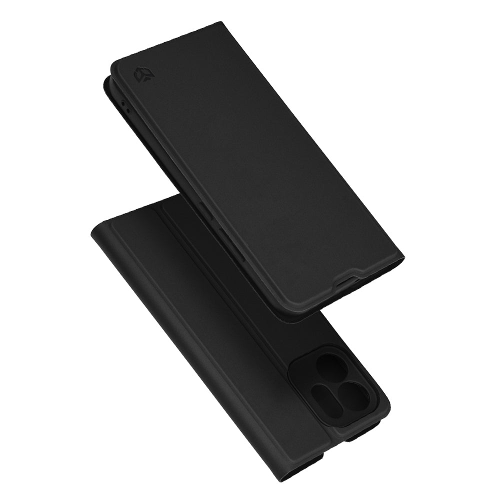 Ovitek za Oppo Reno14 FS 5G / Reno14 F, Techsuit, Magskin Book, črn